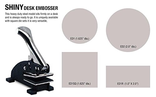Shiny Custom Logo Embosser Insert - 2" Round Personalized Paper Embosser (Insert Only) #TOP2