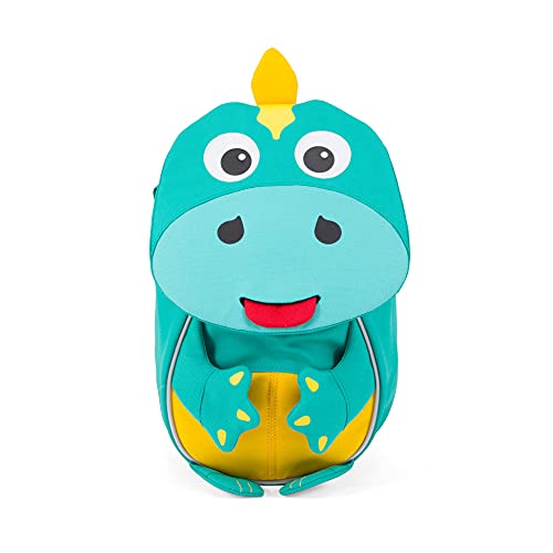 Affenzahn Kinderrucksack Dinosaurier für 1-3 Jährige im Kindergarten, Türkis