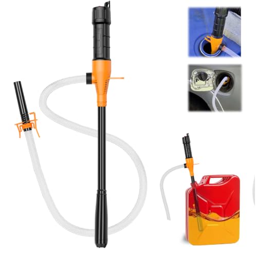 3.2 GPM Portable Fluid Transfer Siphon Pump with 47' Hose