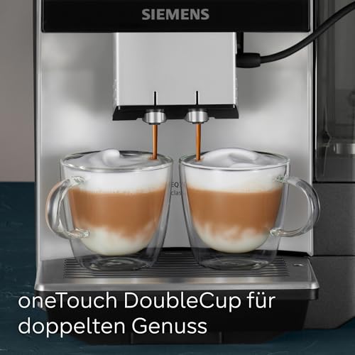Siemens Kaffeevollautomat EQ700 classic TP715E17, App-Steuerung, Cold Brew, Full-Touch-Display, bis zu 10 individ. Kaffeekreationen als Favoriten, autom. Dampfreinigung, 1500 W, inox silver metallic – Bild 8