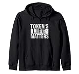 Photo Gallery token s life matters - divertente stile vintage invecchiato felpa con cappuccio Photo Gallery token s life matters - divertente stile vintage invecchiato felpa con cappuccio