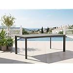 Gartentisch Murcia Negro Keramik