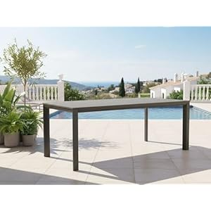 Gartentisch Murcia Negro Keramik