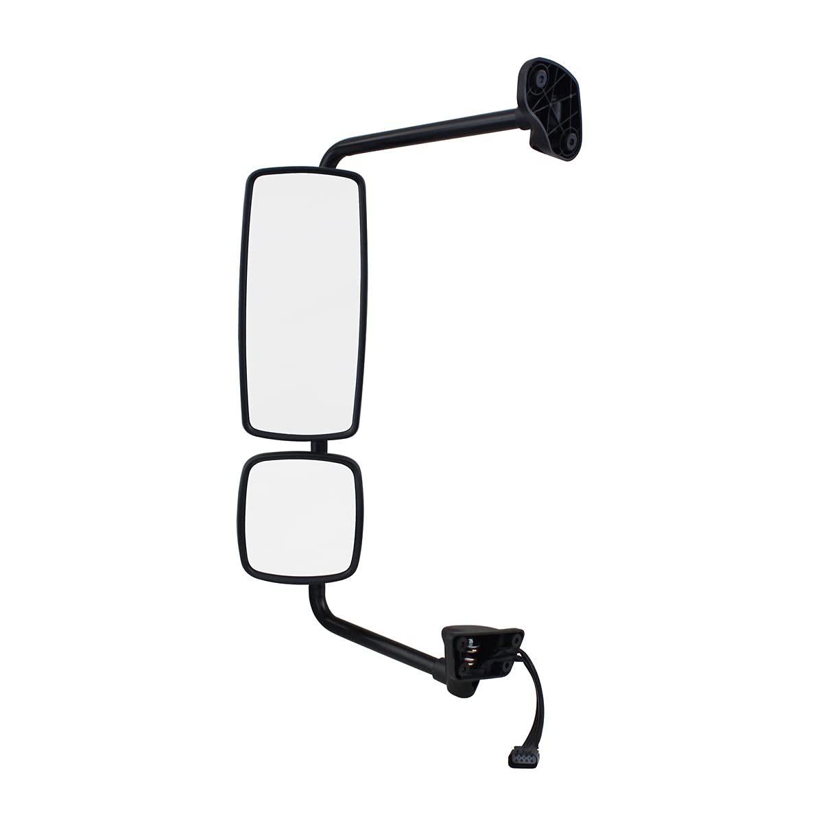 United Pacific 42411 CHROME FREIGHTLINER M2 EXTERIOR MIRROR ASSEMBLY WITH DEFROST - DRIVER