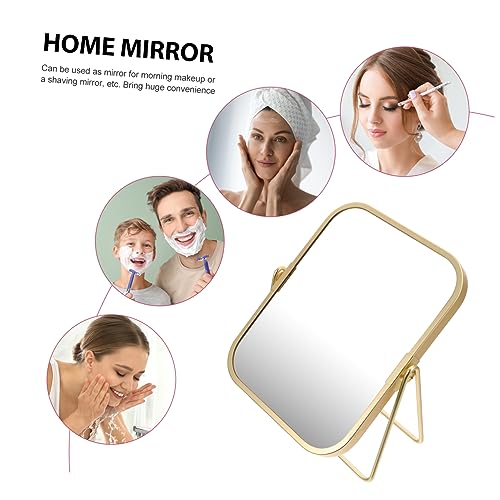 Espejo de maquillaje doble cara con soporte metálico VALICLUD miniatura 7