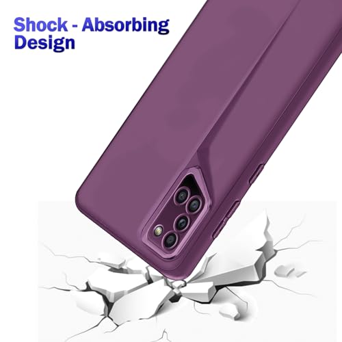 Image of Amazon Brand - Solimo Ultra-Thin Blade Runner Series Matte Finished Camera Protection Soft Back Cover for Samsung Galaxy A31 - Purple