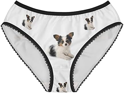 DogsMakeMeHappy Papillon Puppy Panties, Papillon Puppy Underwear, Briefs, Cotton Briefs, Funny Underwear, Panties For Women