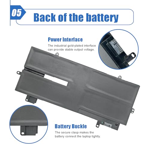 Image of 57Wh L20C4P71 L20M4P71 Laptop Battery Replacement for Lenovo ThinkPad X1 Carbon 10th Gen X1 9th Gen 9 2021 Yoga 6th 7th Gen 2022 Series 5B10W13974 SB10T83216 L20D4P71 L20L4P71 15.44V 3695mAh