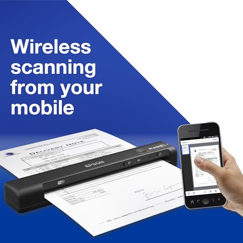 Epson WorkForce ES-60W scanner nomade Wi-Fi numérisation A4 portable