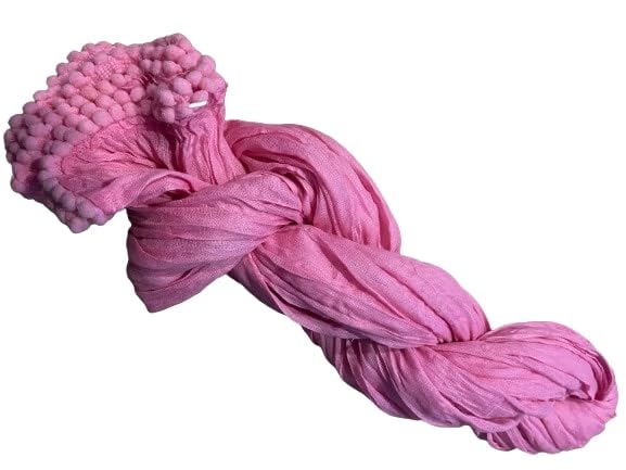 pink cotton dupatta (pink)-image-0
