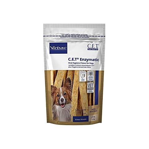 Virbac C.E.T. Enzymatic Oral Hygiene Chews, Small Dog, 30 Count,Beef,0.65 pounds Cover