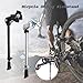 D-GROEE Aluminum Alloy Rear Side Bike Kickstand, Bike Parking Kick Universal MTB Bicycle Leg Rack, Mount Bike Stand Bike for 24-27 inch Wheel Mountain Bike/Road Bicycle/Adult Bike/Sports Black