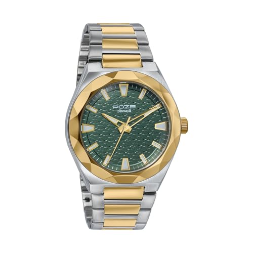 Image of Sonata Poze 9 with Quartz Analog with Sheet Metal Strap Watch for Men