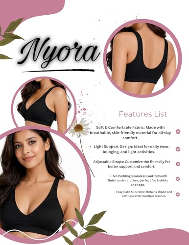 Image of Women Non-Padded Cotton Choli Bra | Wire-Free Sports Bra Style | Soft Breathable Fabric | Everyday Comfort Bra | Seamless Look | Light Support Innerwear
