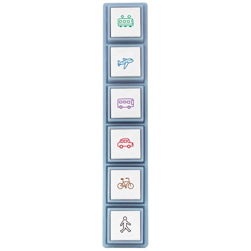 Amazon.co.jp: こどものかお スタンプ ポチッとPick! 乗り物