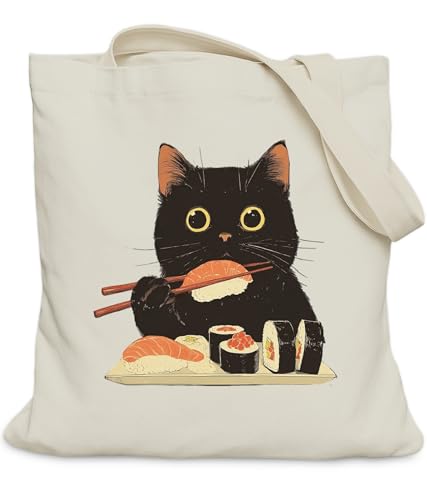 Sushi Cat Tote for Cat Lovers