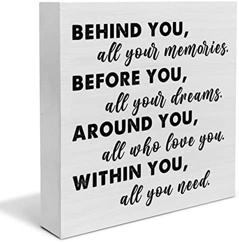 Graduation Quote Wood Box Sign Decor Desk Sign Positive Behind You All Your Memories Wooden Box Block Sign Rustic Home Shelf Wall Decoration Grad Gift Graduation Quote Wood Box Sign Decor Desk Sign Positive Behind You All Your Memories Wooden Box Block Sign Rustic Home Shelf Wall Decoration Grad Gift