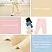 DREAM BUS 5 Pack Baby Girl Pants Toddler Girl Solid Ribbed Pants with Lace Trim Newborn Cotton Leggings Infant Jogger Pants