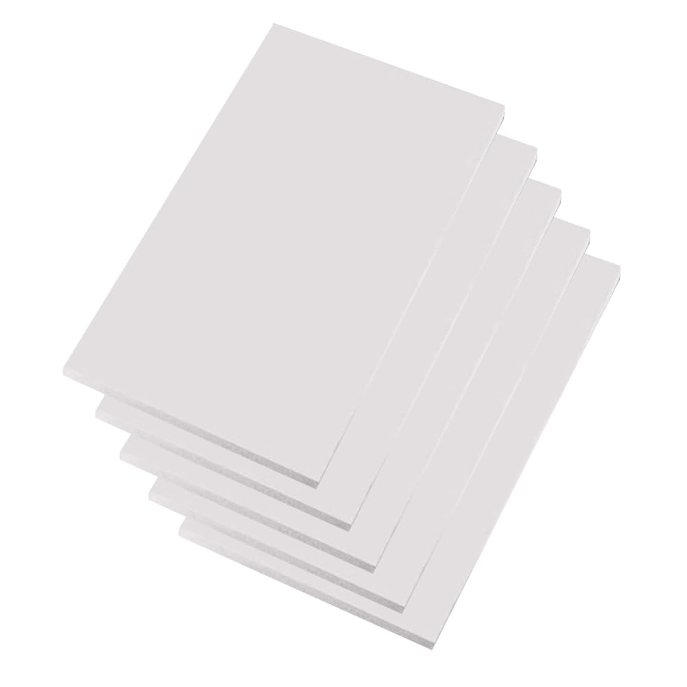 PVC-Schaumstoffplatte Weiß 100mmx200mmx10mm 12 Stück