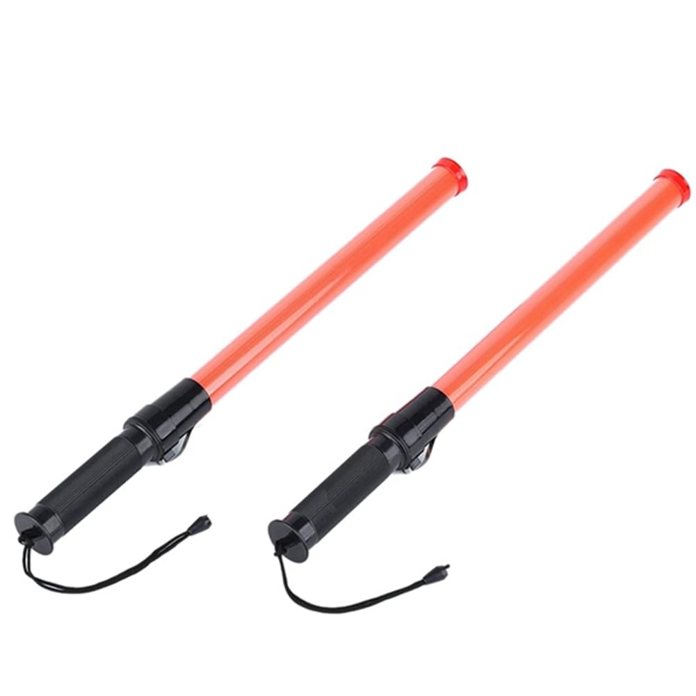 Bâtons de Signalisation, Bâtons de Sécurité, Bâtons de Signalisation pour le Stationnement et les Aéroports, 21 Pouces, 10 Pièces