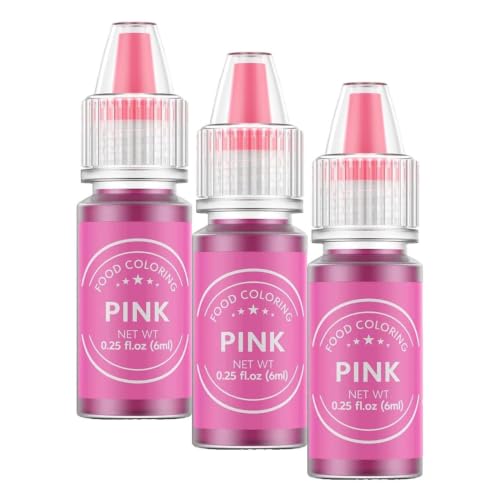 Image of Food Coloring for Baking - 26 Vibrant Cake Coloring Liquid Set for Dessert Decorating, Food Grade Food Dye for Icing,Fondant,Cookies,Easter Egg,Making DIY Supplies Kit- 0.25 Fl. oz /Bottles (Pack of 3)