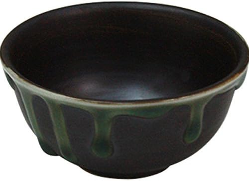 Sakazuki: Arita Ware Oribe Flat Cup, Japanese Sake Cup, Porcelain/Size: Φ2.5 x 1.2 inches (6.3 x 3 cm), No: 744566