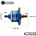 1/10 Front Rear Differential Upgrades Diff for 1/10 Traxxas Slash Rustler Stampede Hoss 4x4 VXL Ford 150，2PCS #45 Steel Differential, Replaced #5381#6882#5379(Blue)