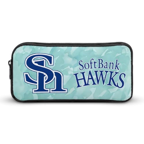 福岡ソフトバンクホークス 福岡ソフトバンクホークス文具ケース ペンケース 収納グッズ 筆箱 ペンバッグ 筆入れ 多機能 学用品収納 大容量軽量 伸縮性が良く、繰り返し使用可能 傷防止 防汚 掃除が簡単 いろいろな文房具を収納 オフィス小物 コスメバッグとし