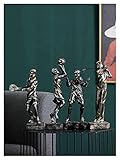 WQQLQX Statue Golf Sports Figur Skulptur Statue Basketball Dekoration Büro Wohnzimmer TV Kabinett Dekoration Zubehör Geschenke Handwerk Figuren Skulpturen