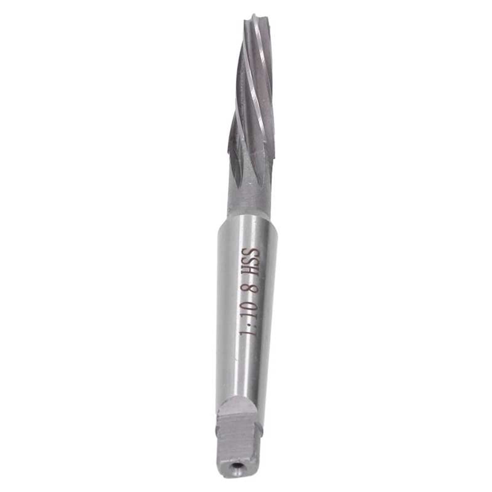 Escariador de mandril HSS 1:10, escariador de flauta en espiral for herramienta de máquina de procesamiento de moldes de escariado 1 Uds YIJIAN