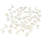 Holzchips mit Heller Farbe, Schöne Dekoration, Romantische Rustikale Englische Alphabetholzstücke für, Ideal für Schulhandwerk für Wohnkulturschule