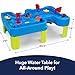 Simplay3 Big River and Roads Water Play Table, Outdoor Activity Table with Track Toys for Toddlers and Kids, 9 Accessories Included, Made in USA