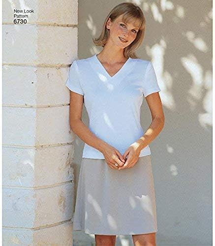 New Look N6730 Women's Knit Separates Sewing Pattern, Tops, Skirts & Pants, Sizes S-XL