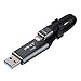 PNY Duo Link Sync & Charge 64GB Metal Gray for iPhone/iPad (P-FDI64GLA02GC-RB)