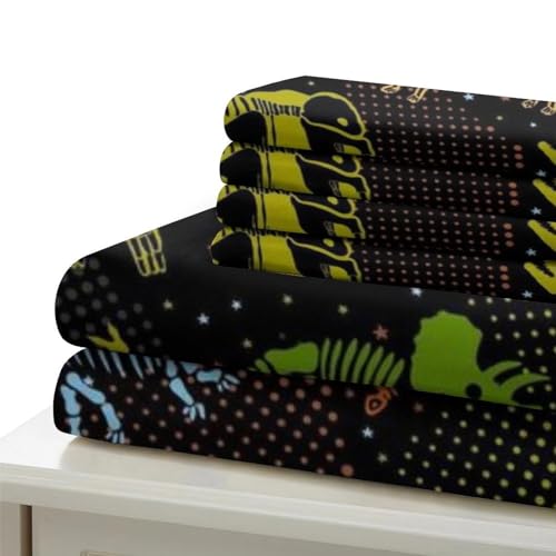 Housse de couette dinosaure 3D en microfibre ensemble literie