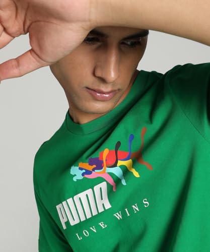 Image of Puma Men's Printed Regular Fit T-Shirt