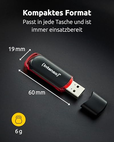 Intenso Business Line 16 GB USB-Stick USB 2.0 schwarz-rot