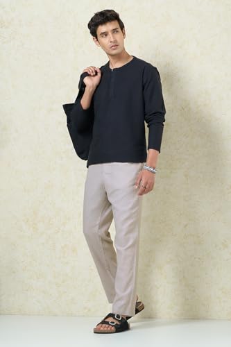Image of 7 Alt by Pantaloons Men Casual Pants