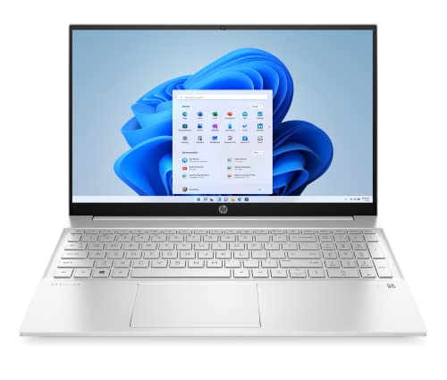 HP Pavilion 15.6″ Laptop PC 15-eh0002sa, Touch Screen, AMD Athlon, 4GB RAM, 128GB SSD, FHD, Natural silver with Microsoft 365 Personal 12 months included