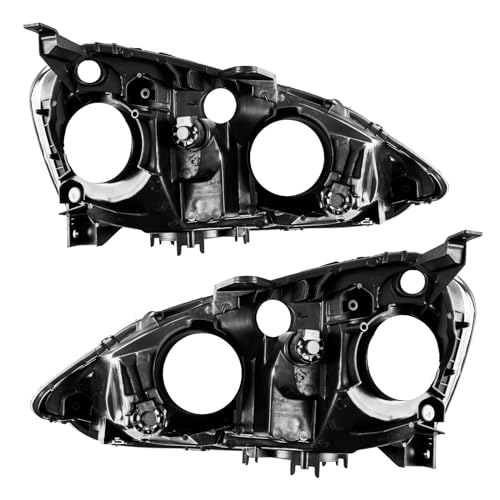 MARSFLUX Headlight Assembly for 2002-2004 Acura RSX, Chrome Housing with Amber Reflector and Clear Lens, OE-Style Replacement Pair by MARSFLUX - Image 4