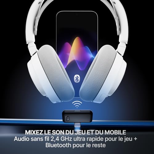 Casque sans fil Arctis Nova 7 Gen2 multi-plateforme Switch PC 50H - 4