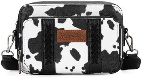 Wrangler Crossbody Bag for Women Western Cowgirl Crossbody Purses with Guitar Strap