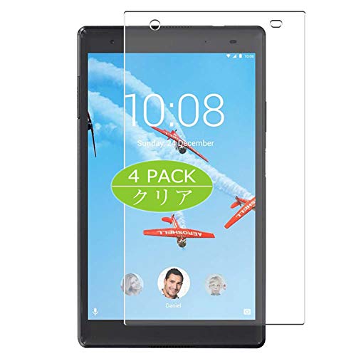 VacFun 4 Piezas HD Claro Protector de Pantalla para Lenovo Tab 4 8 Plus TB-8704N 8' TAB4, Screen Protector Sin Burbujas Película Protectora (Not Cristal Templado)