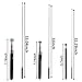 VortecSys Telescoping Magnetic Pickup Tool Set, 3Pcs Round and Square Inspection Mirror Telescoping with LED Lights, 4Pcs Magnet Stick Best Gadgets Gifts for Men