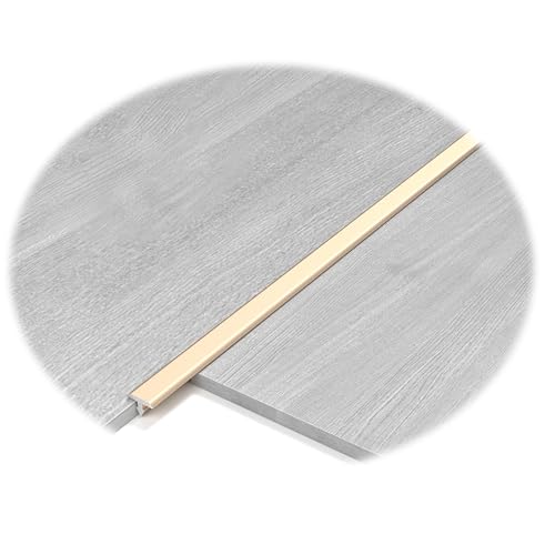 JDFVHJF 3 Pezzo Profilo T in Alluminio Profilo di Transizione 3X90cm Porta e Riempimento Fessure Parquet e Piastrelle (Size:10mm,Color:Oro)