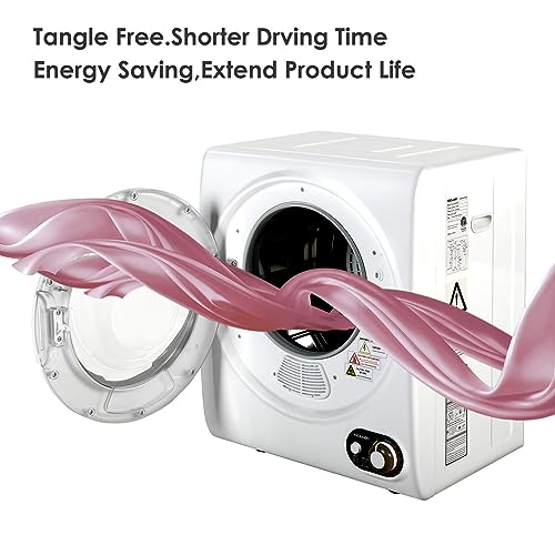 image for Compact Laundry Dryer，ROCSUMOO 110V Electric Compact Portable Clothe