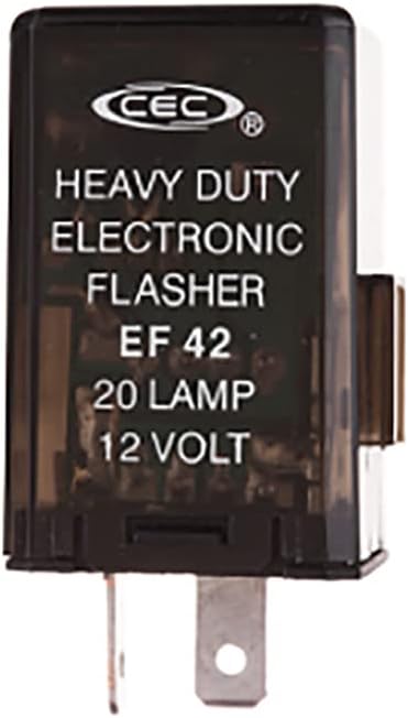 Relé eletrônico de pisca CEC EF42 12 V, 20 A, para caminhões – 1 unidade