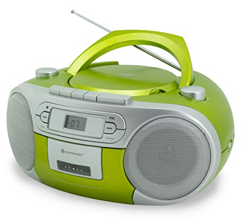 Preisvergleich Produktbild Soundmaster SCD5410GR Radio Kassettenspieler mit CD in grün