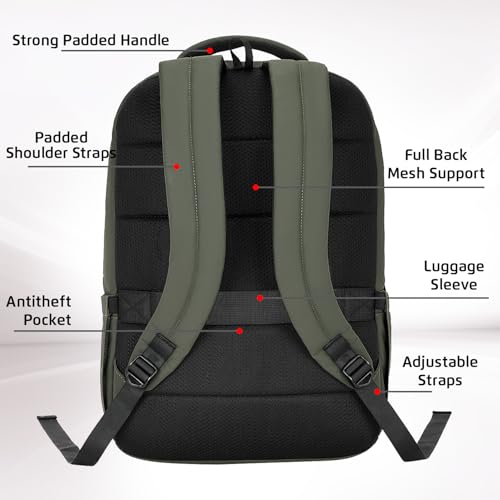 Image of Safari Tux 30L Formal Laptop Backpack Bag for Men & Women, Ideal for Office Use /School /College Boys and Girls, 2 Compartment, Premium PU Fabric, Antitheft, Trolley Sleeve & Organizer