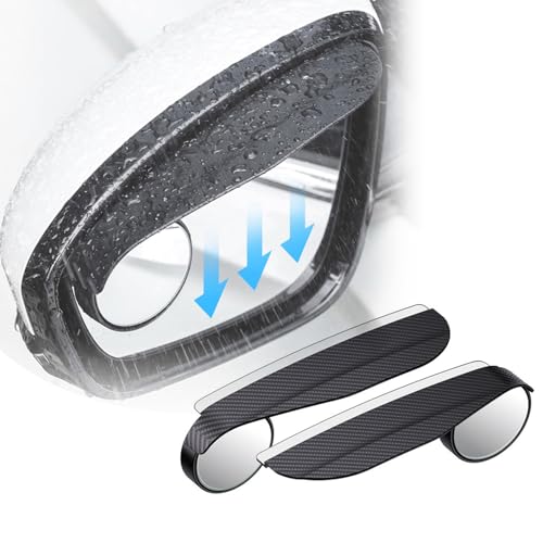 Rétroviseur intérieur Golf 5 V R32 rond miroir habitacle et protection anti-pluie